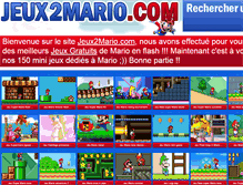 Tablet Screenshot of jeux2mario.com
